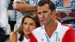 Felipe y Letizia en los Juegos Olímpicos de 2004