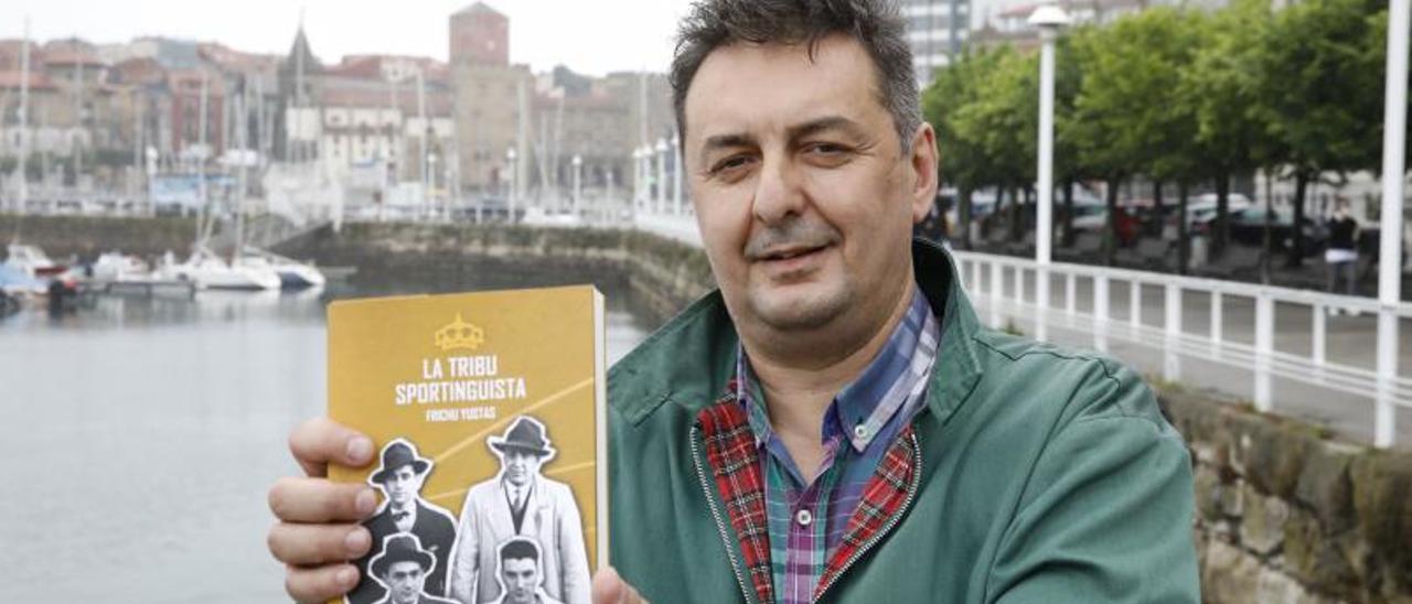 Frichu Yustas, con su nuevo libro.