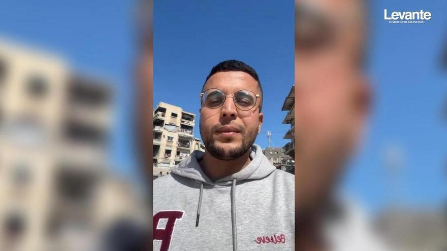 Un vecino de València, dos años atrapado en Gaza
