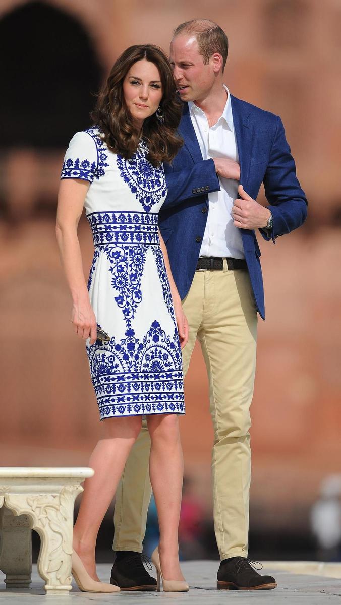 El look de Kate Middleton en el Taj Mahal