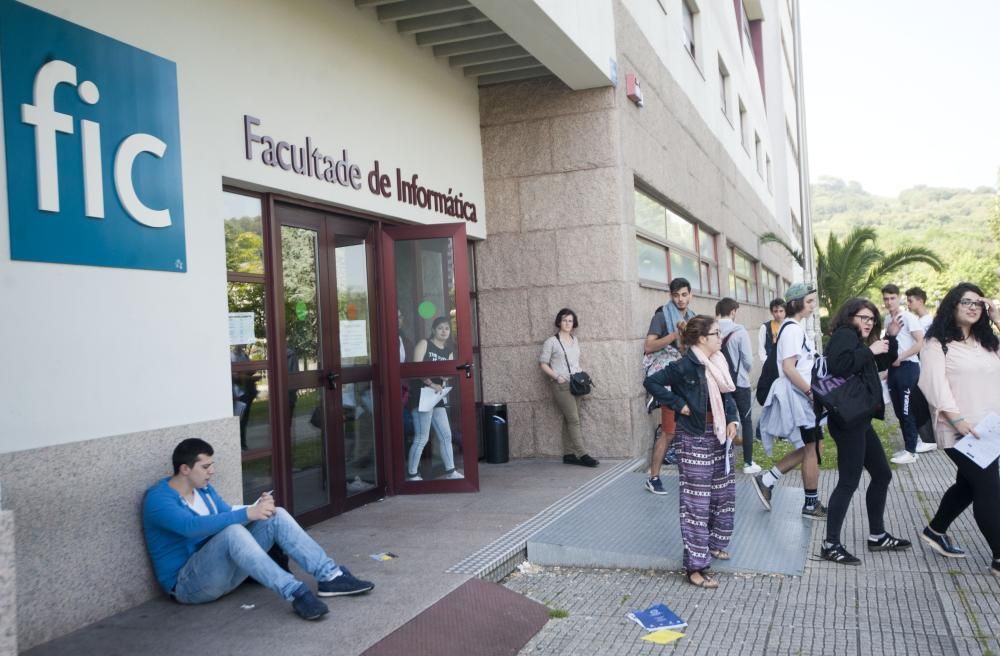 Primer día de selectividad en Galicia