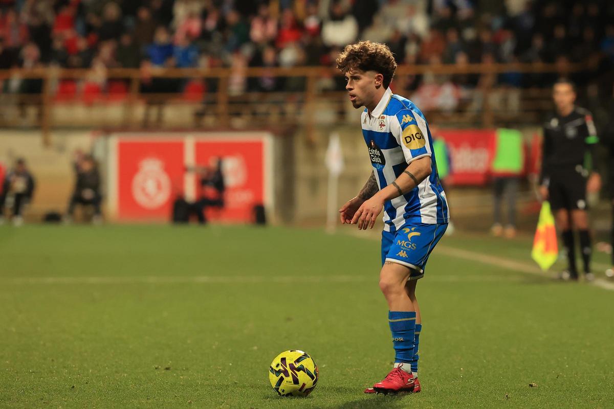 Mario Soriano, en el Cultural - Deportivo