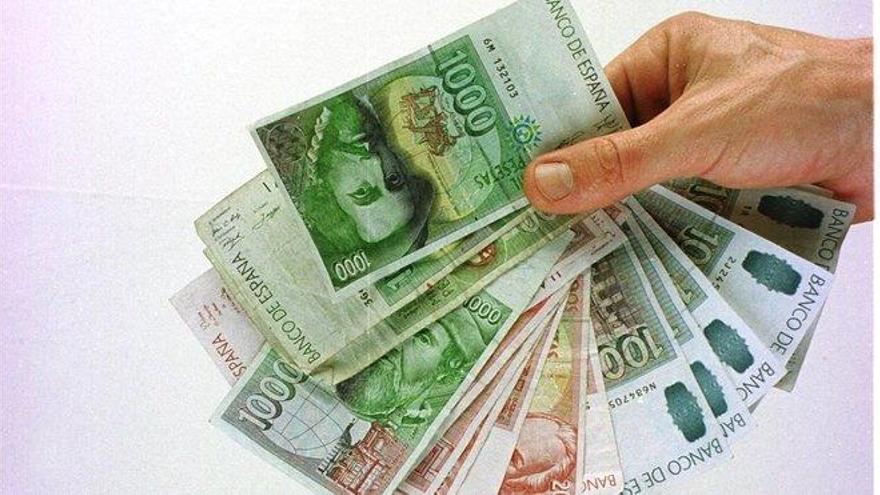 Todavía quedan 1.610 millones de euros en pesetas