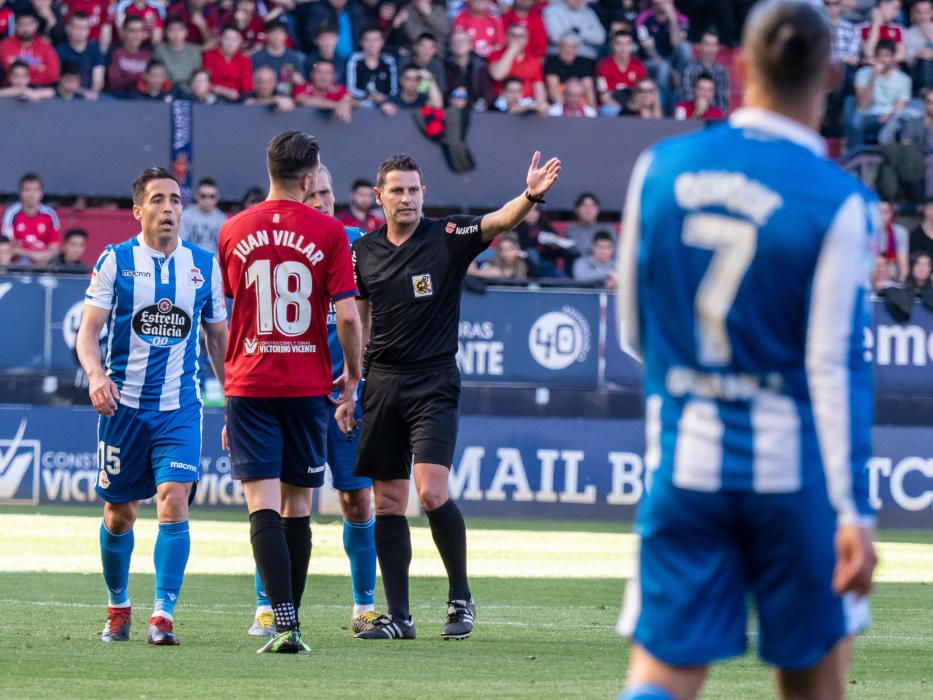 El Dépor cae ante Osasuna