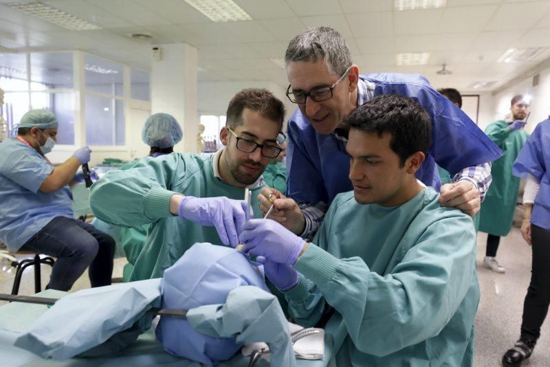 Curso de operaciones de nariz en la Facultad de Medicina