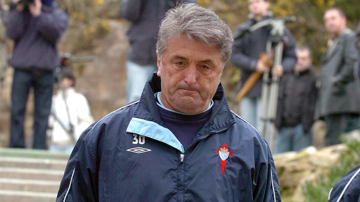 Radomir Antic, en su época como entrenador del Celta. // Cameselle