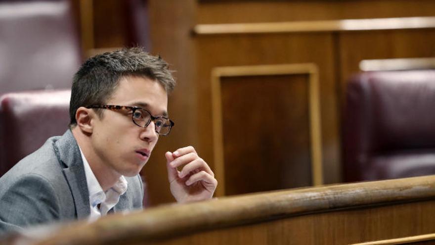 Iñigo Errejón en el Congreso.