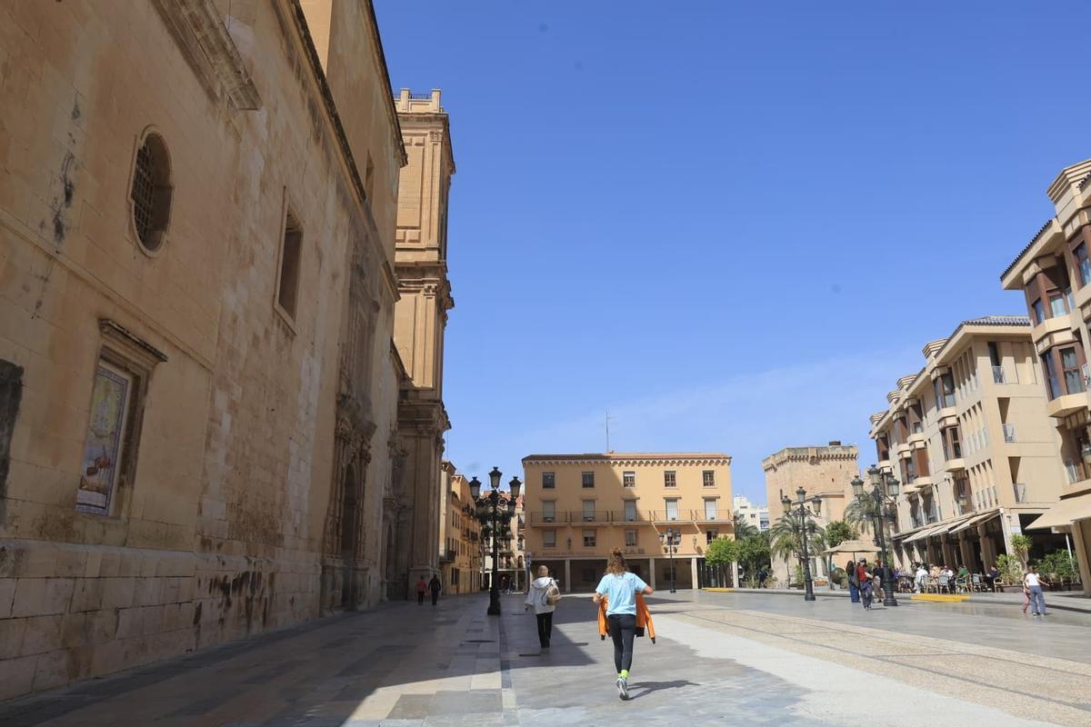 La plaza del Congreso Eucarístico tiene una extensión de más de 5.000 metros cuadrados