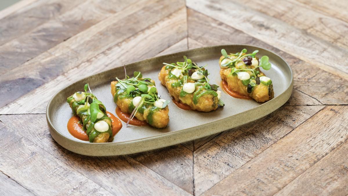 Los tacos de bacalao de El Lince.