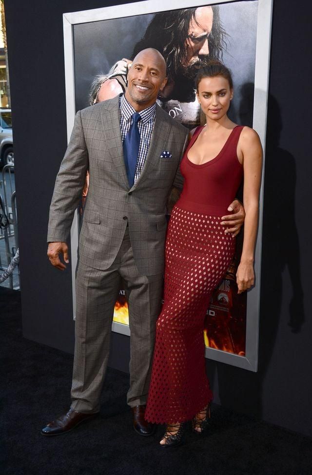 Dwayne Johnson e Irina Shayk