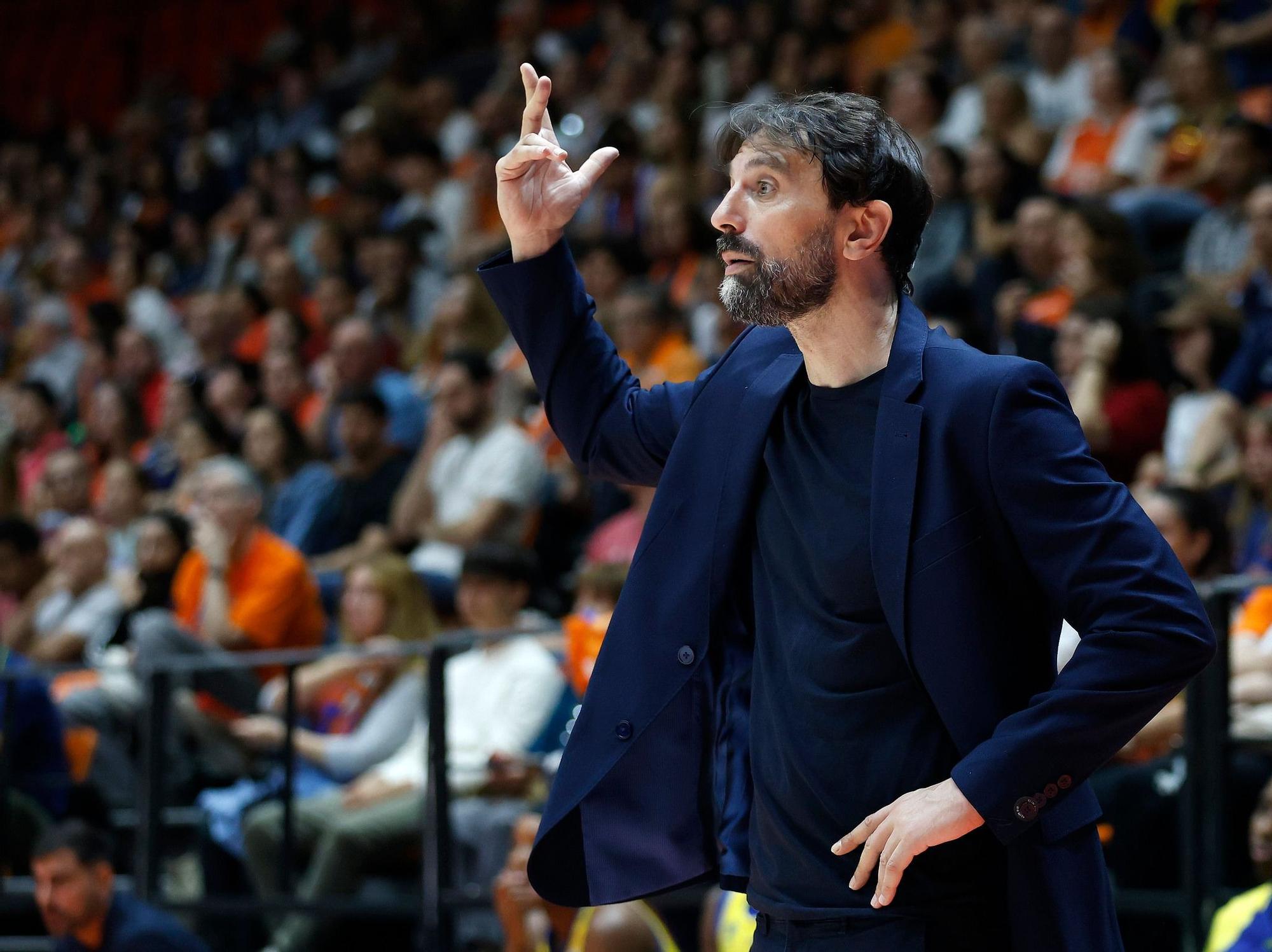 César Aneas, en el partido del Spar en La Fonteta de Valencia.