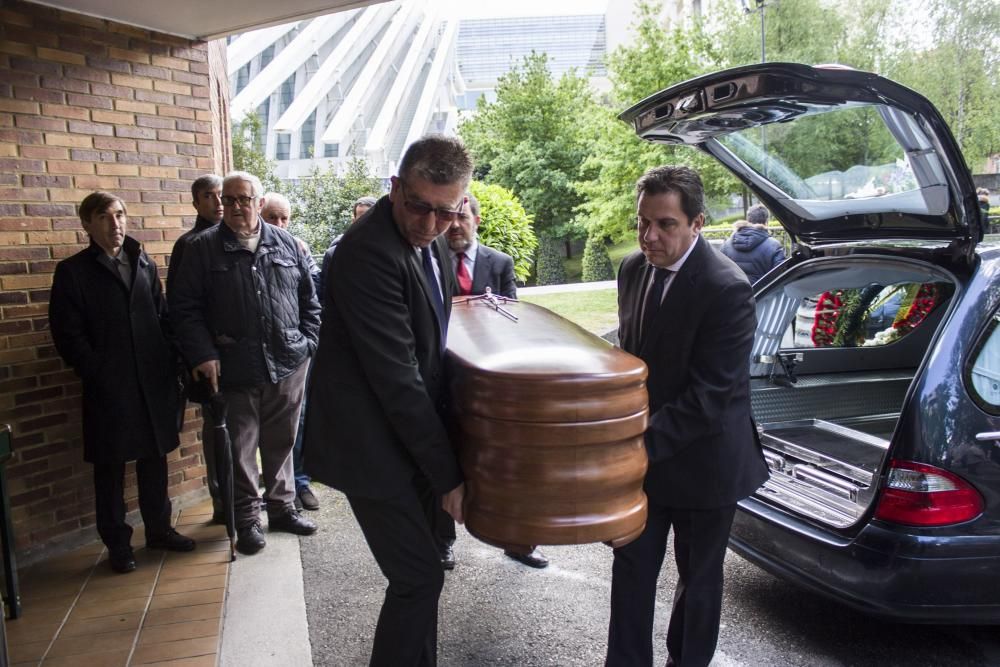 Funeral de Ramón Ballesteros, jefe de Deportes de la Universidad de Oviedo