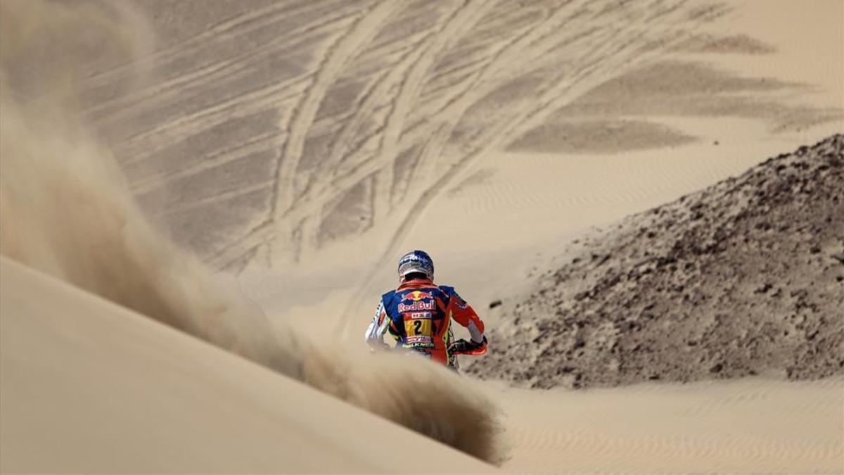 Paulo Golçalves, vencedor final en el desierto peruano