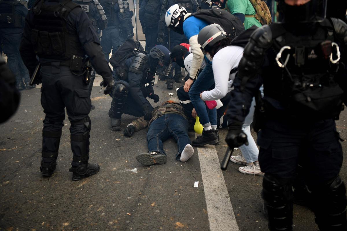 Despliege policial de máximos en Francia para la nueva jornada de protestas