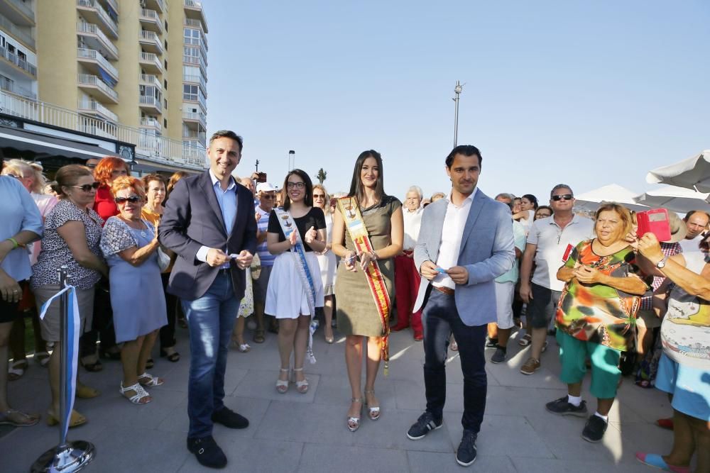 Docenas de vecinos acuden la inauguración de las obras de remodelación del paseo de Punta Margalla