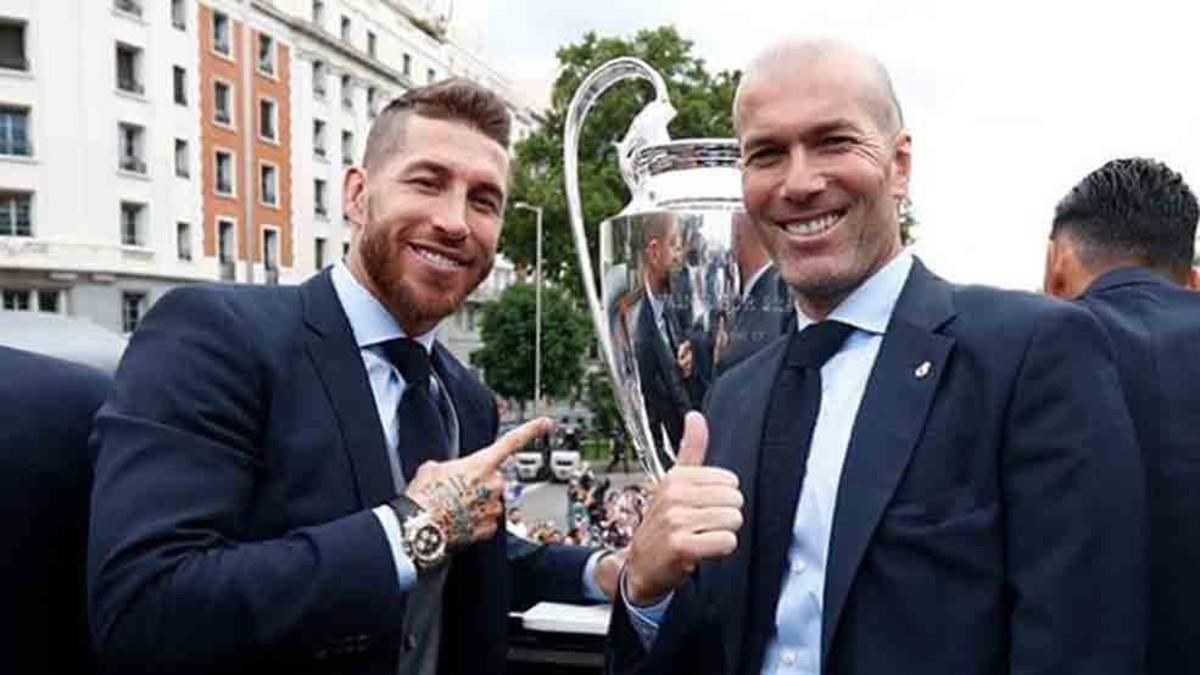 Sergio Ramos le envió un mensaje a Zidane