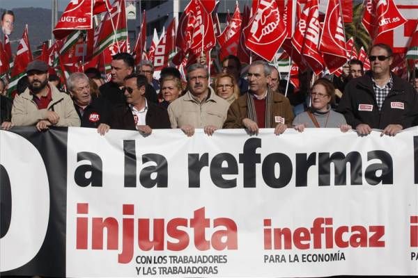 Manifestación contra la reforma laboral en Córdoba