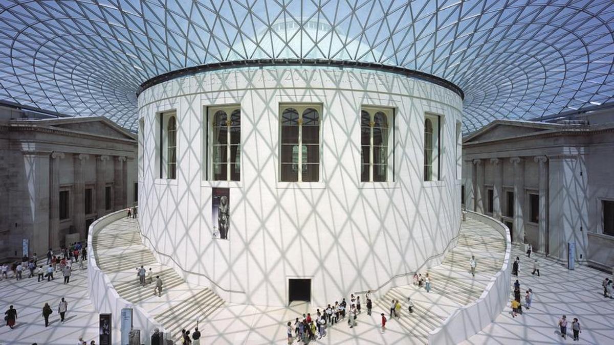 El hall del British Museum.