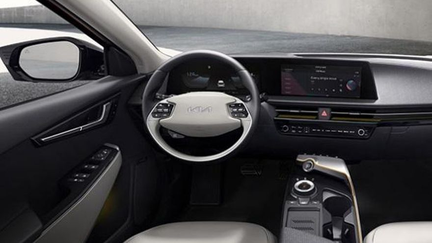 El diseño interior del Kia EV6 es un distintivo exponente de la era de los vehículos eléctricos.