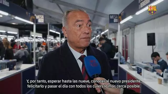 Rafael Yuste: "Es un día en el que la democracia de este Club se pone de manifiesto"
