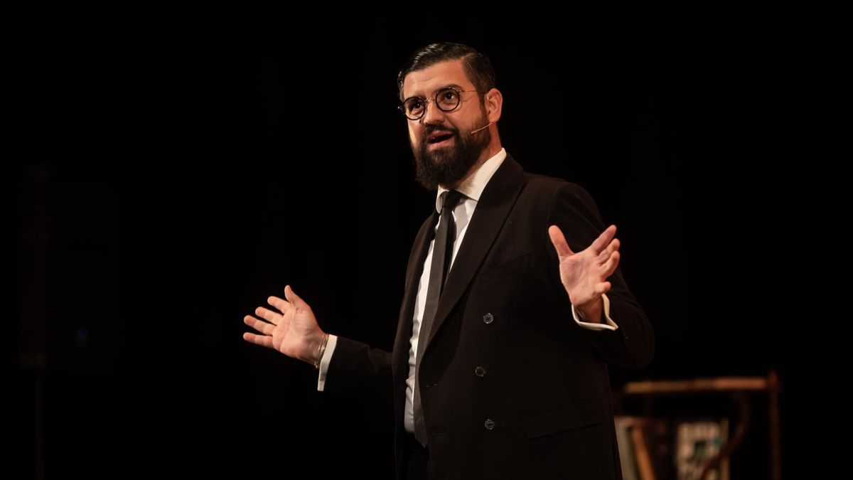Manu Sánchez, este jueves en el Gran Teatro de Córdoba.