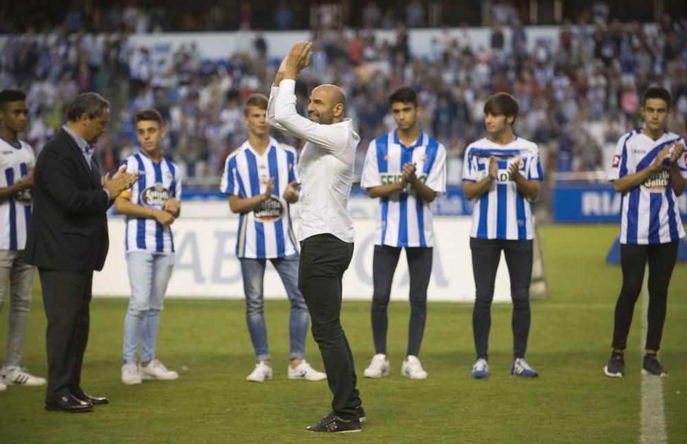 Manuel Pablo, homenajeado en el Teresa Herrera