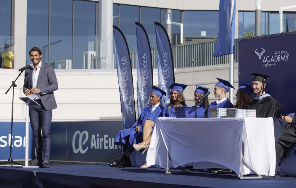 Ceremonia de graduación en la Rafa Nadal Academy