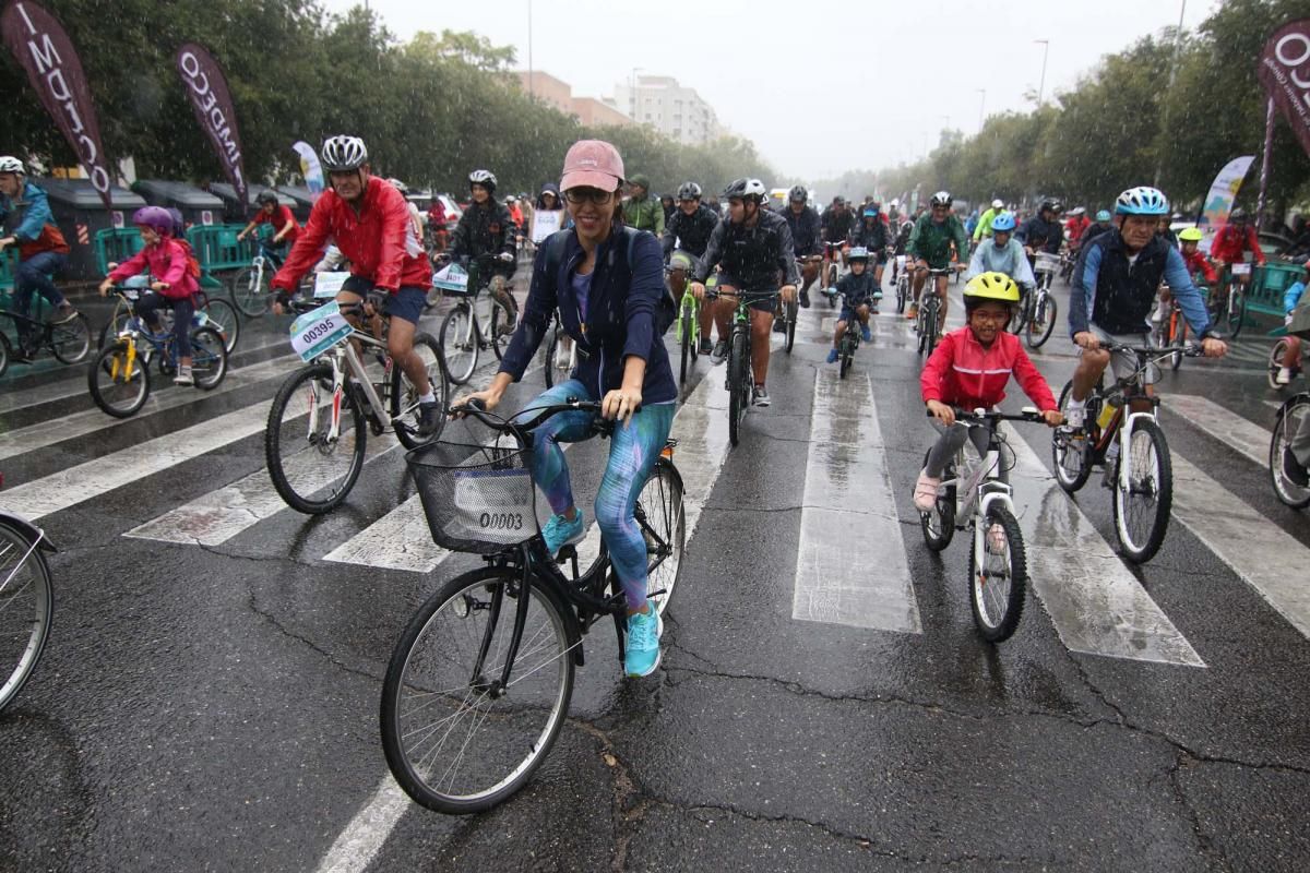 La Fiesta de la Bicicleta desafía a la lluvia