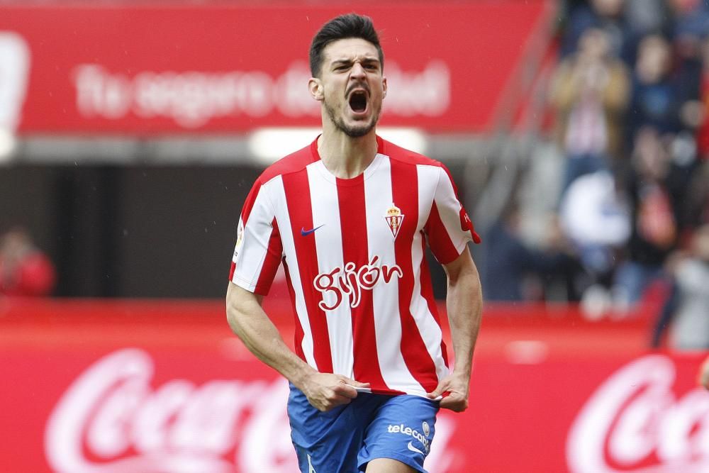 El partido entre el Sporting y el Atlético de Madrid, en imágenes