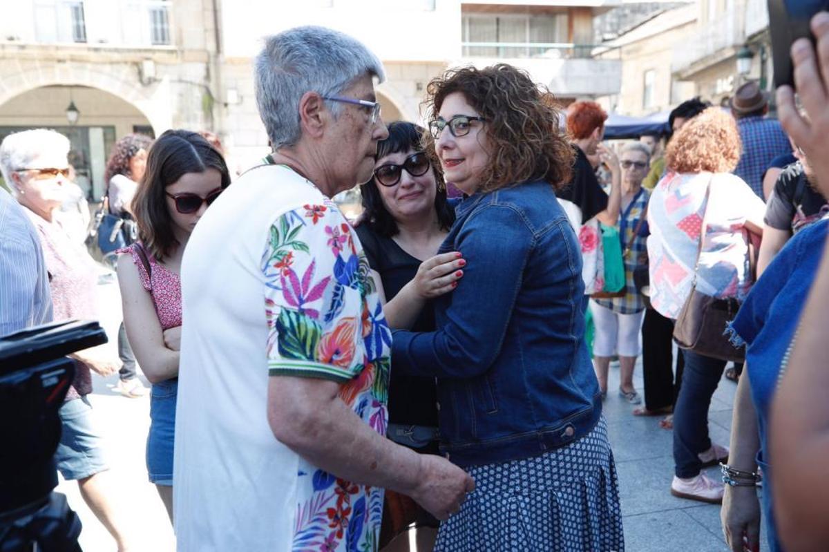 Porriño muestra su repulsa por el crimen machista Porriño muestra su repulsa por el crimen machista