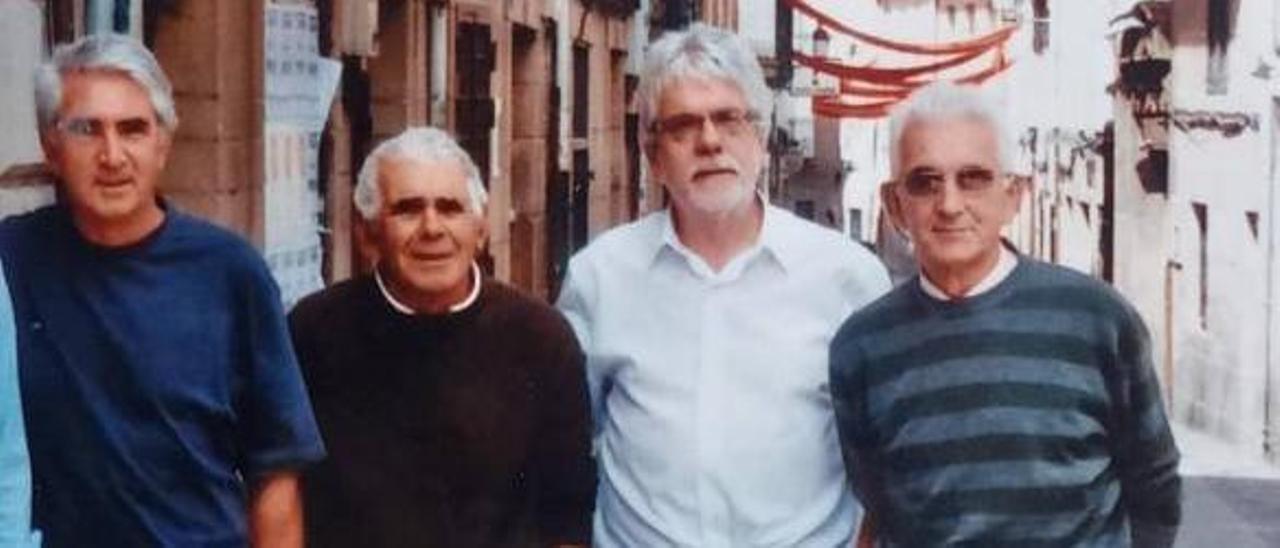 Los hermanos Luis, Alejandro, Francisco y Juan Braña.