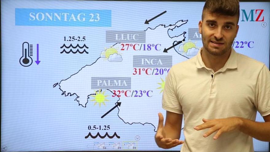 Mallorca-Wetter im Video: Es bleibt heiß