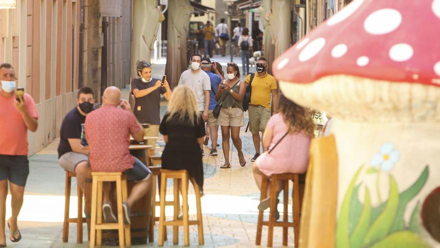 Una fotografía de la calle San Francisco de Alicante