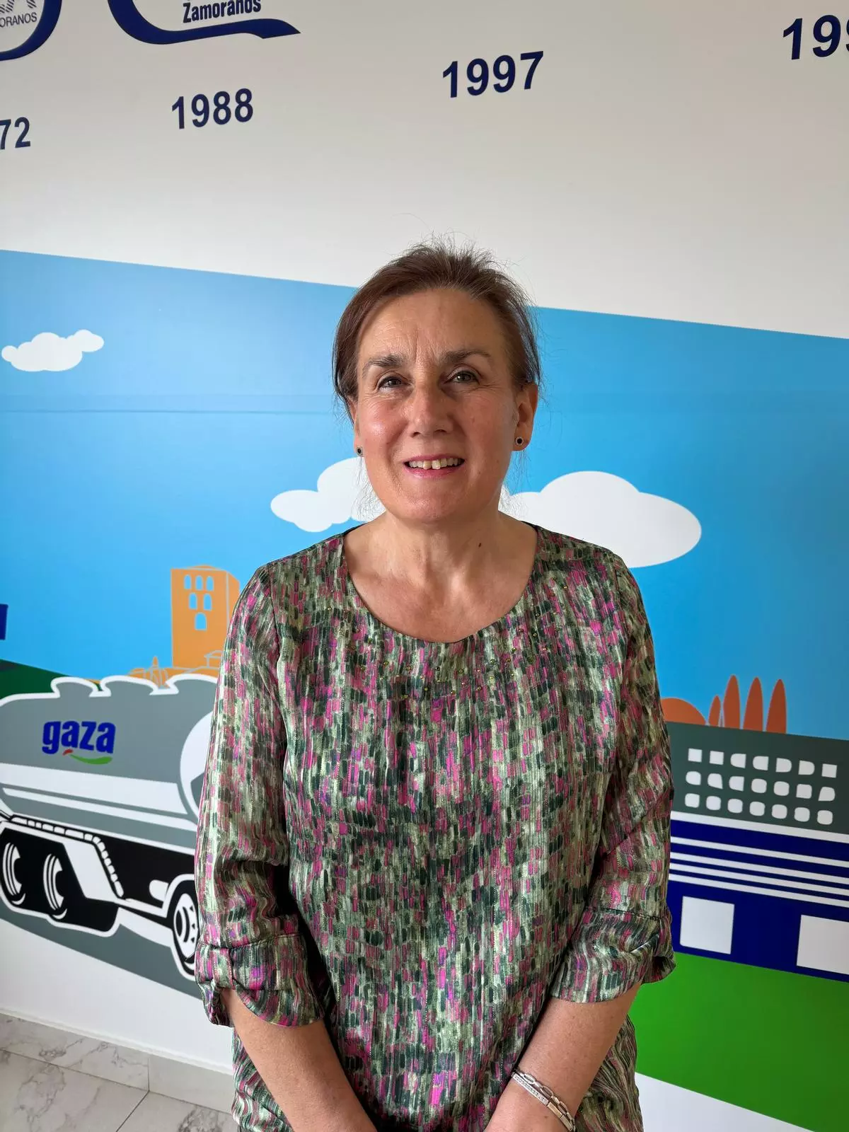 María Jesús Martín, administrativa en Leche Gaza. "Nunca he sentido discriminación en 35 años"