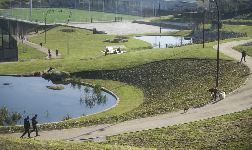 Apertura del parque Adolfo Suárez, en Visma