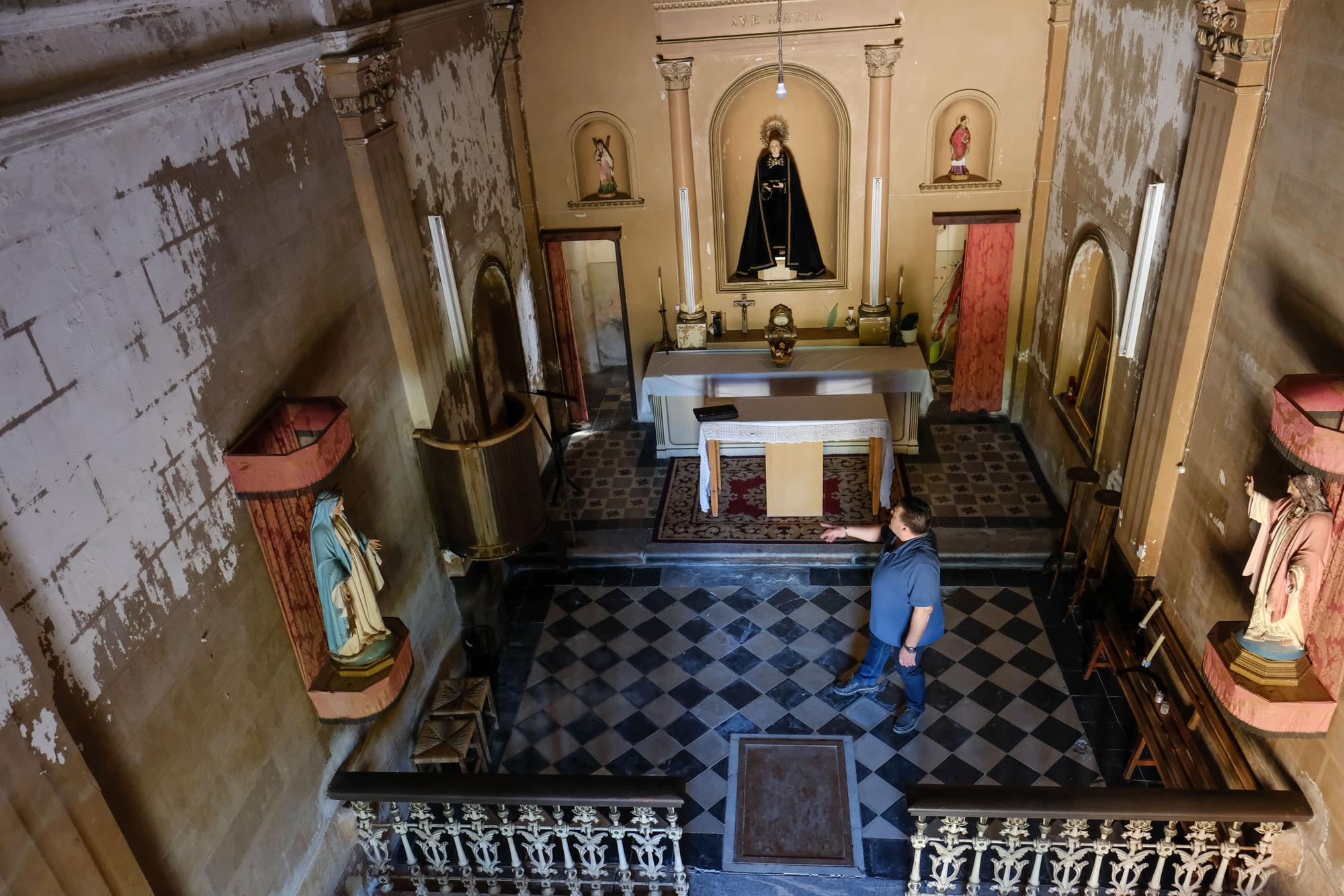 La ermita, en honor a la patrona de Sax, da nombre a la Colonia