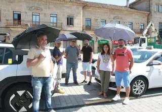 Los taxistas estudian no operar en la Intermodal por la falta de marquesina