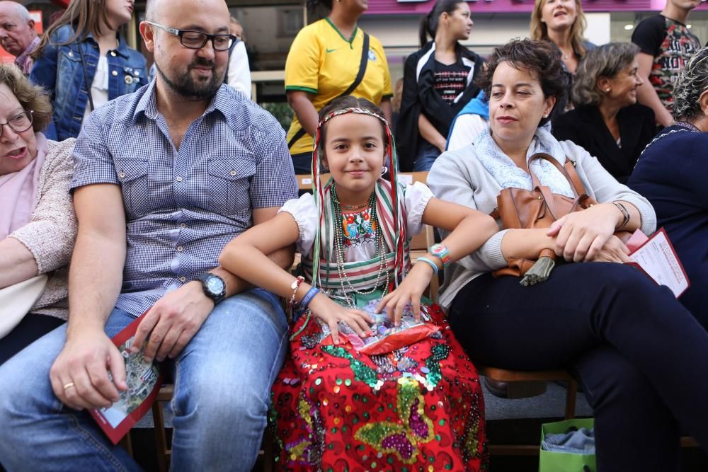 Desfile del Día de América en Asturias dentro de las fiestas de San Mateo de Oviedo