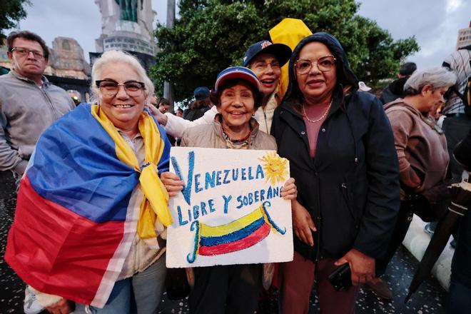 Concentración contra Maduro en plaza de España