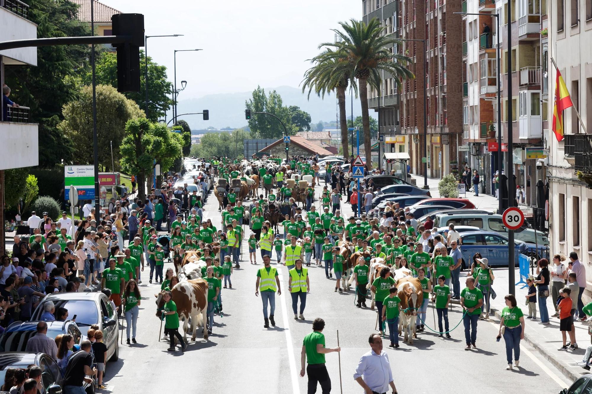 Marea verde en Llanera: el campo tomó la calle con el espectacular desfile de carros y animales