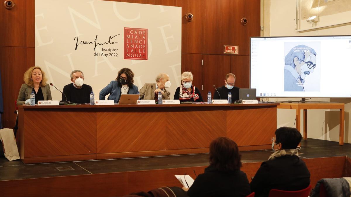 Presentación de L&#039;Any Fuster en la sede de la AVL.