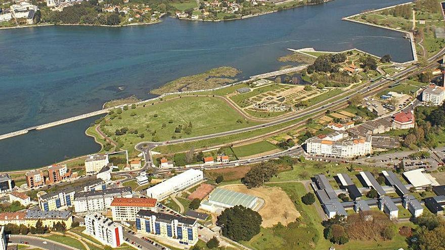 Vista de la ría de O Burgo.