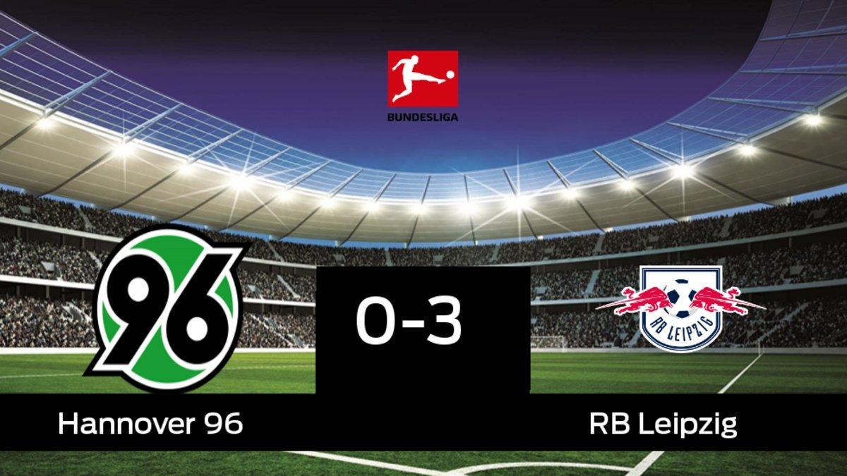El RB Leipzig ganó en el estadio del Hannover 96