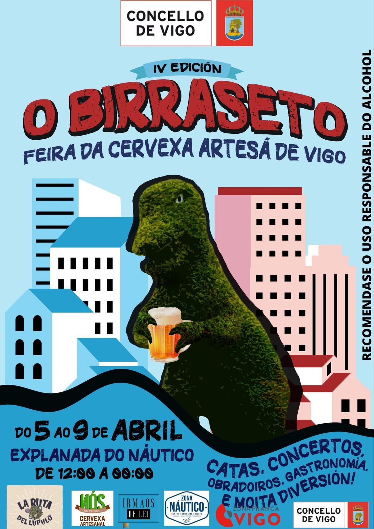 Cartel anunciador de la feria de la cerveza artesana.