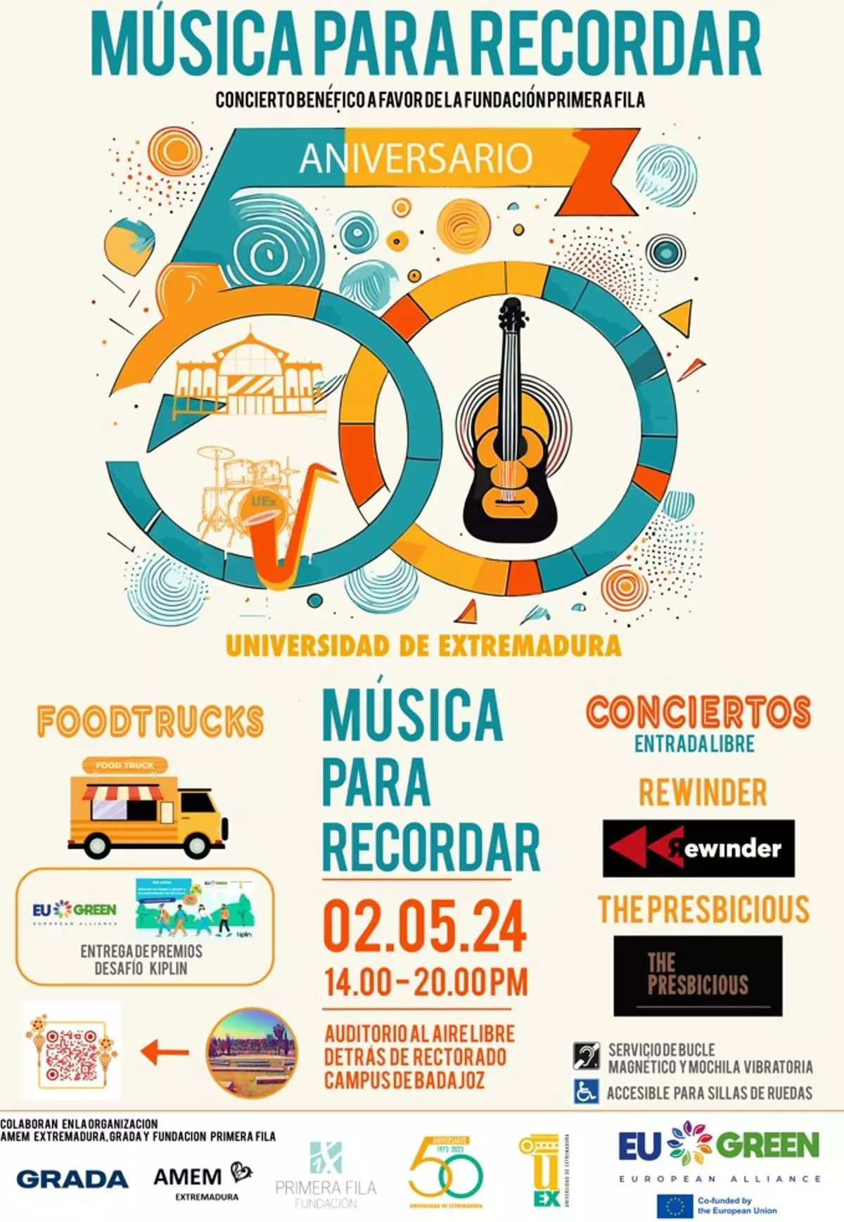 La Universidad de Extremadura celebra su 50 aniversario con un concierto en Badajoz