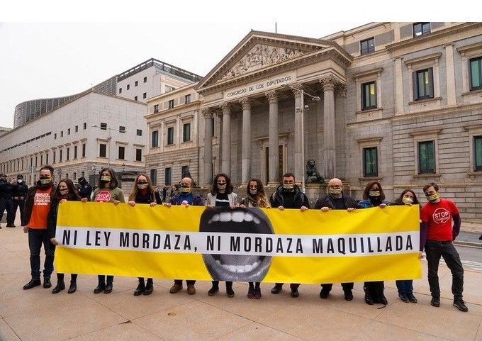 archivo concentracion frente congreso derogacion ley mordaza