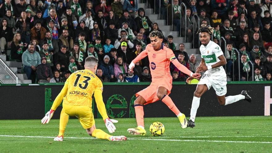 Las mejores imágenes del Elche CF - FC Barcelona (1-3)