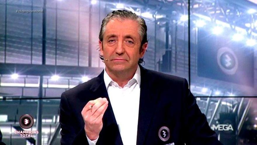 Josep Pedrerol en el programa de Champions // TW