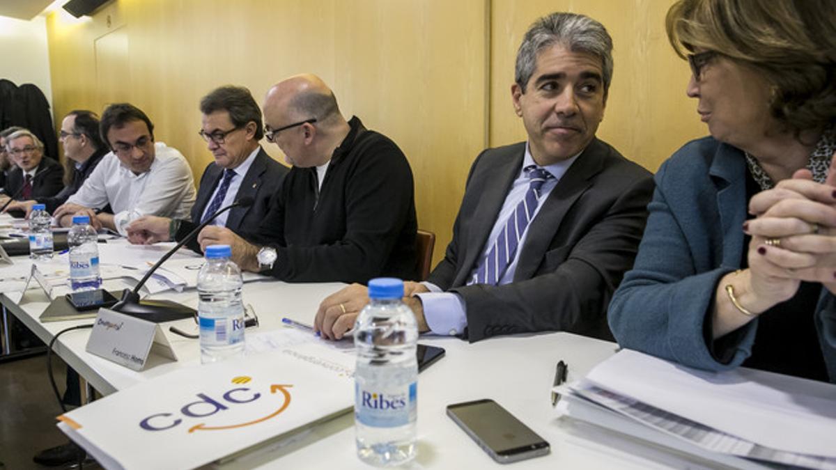 Reunión del Comité Ejecutivo Nacional de Convergència tras las elecciones del 20D