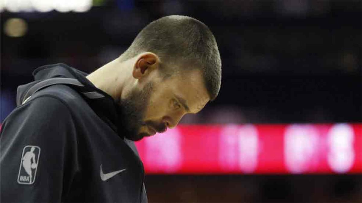 Marc Gasol, cabizbajo